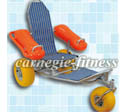 beach rolling chair